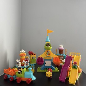 Lego Duplo 10840 Big Fair 100% Complete Set Amusement Park Carousel