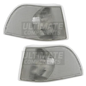 Front Indicator Lights Lamps Volvo V70 Estate 1996-2000 With Clear Lens 1 Pair - Picture 1 of 24