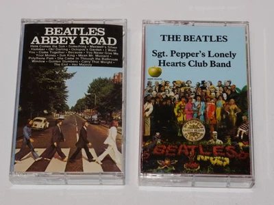 BEATLES - 2 Cassette Lot - SGT PEPPER'S/ABBEY ROAD - Capitol XDR - Image 1 of 4