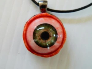 Halloween Horror Prop - EYEBALL Pendant for costume or cos play! (Gray) - Picture 1 of 1
