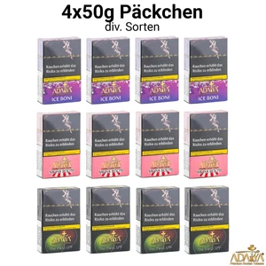 Adalya 4x50g Shisha Tabak Bundle Wasserpfeifentabak 200g Tobacco diverse Sorten - Bild 1 von 9