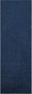 Modern Plush Solid Color Rug - Navy, 3' X 8', Pet and Kids Friendly Rug. Made in - Picture 1 of 12