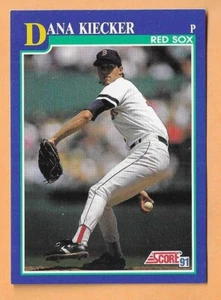 DANA KIECKER BOSTON RED SOX #77 - SCORE NM-MT 1991 - Picture 1 of 2