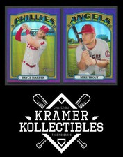 2021 Topps Heritage Purple Chrome Refractors - COMPLETE YOUR SET - Free Shipping