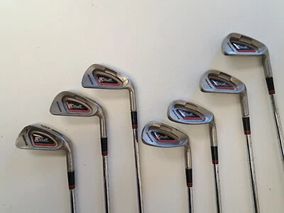 Wilson Staff RM MIDSIZE FORGED Irons 3-PW-FIRESTICK 2.8 Steel, Stiff-Excellent! - Image 1 of 4