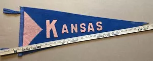 VINTAGE University of Kansas Wimpel - Bild 1 von 6