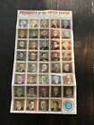 1977 Presidents Of The United States Gummed & Perforated For Stamp Albums Seals