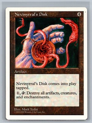 Magic The Gathering Anthologies Nevinyrral's Disk MTG TCG CCG - Image 1 of 2