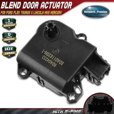 HVAC Blend Door Actuator for Ford Flex Taurus X Lincoln MKS MKT Mercury Sable - Image 1 of 4