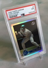 Tony Gwynn 1996 Topps Chrome Refractor #97 PSA 9 Mr.Padre HOF San Diego Padres