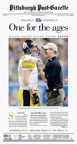 2006 - PITTSBURGH STEELERS - Headline Super Bowl Championship Poster !! Cover