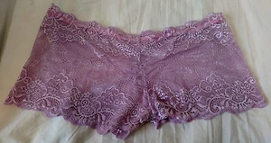 Lavendel Blumen Spitze, Boyshorts Höschen, Einheitsgröße, Small/Medium, Neu!!! - Bild 1 von 4