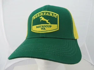 Beer Farm Metricup WA Baseball Cap Mütze verstellbar grün gelb - Bild 1 von 4