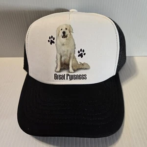GREAT PYRENEES DOG BREED Mesh Snapback Hat Cap Trucker  - Picture 1 of 5