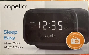 Capello Sleep Easy Digital Alarm Clock AM FM Radio New In Box - Picture 1 of 7