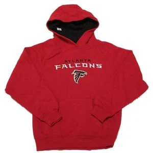 New Boys NFL Atlanta Falcons Hoody Sweatshirt Size 5/6 Red Football Hoodie - Picture 1 of 2