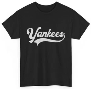 Yankees Name Vintage Retro Men Women Boy Girl T-Shirt - Picture 1 of 4