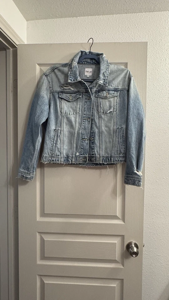 Taylor Hill by Joe's Jeans Women Blue Denim Jacket L - Image 1 of 4