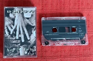 JON BON JOVI - CASSETTE TAPE - KEEP THE FAITH - Picture 1 of 6