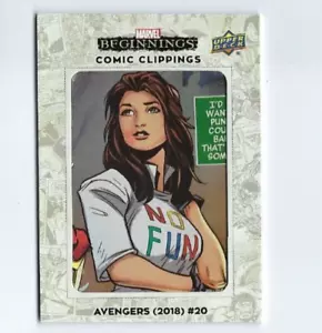 2022 Upper Deck UD Marvel Beginnings VOL.2 S.1 Comic Clippings CC-AV20 31/35 - Bild 1 von 1