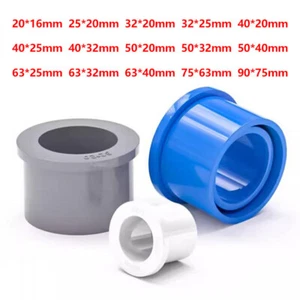 ID 16mm-75mm PVC Rohr Buchse Fittings Stecker Reduzierende Gelenke OD 20mm- 90mm - Picture 1 of 8