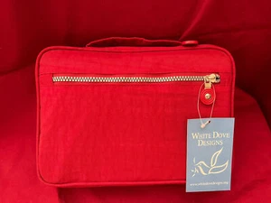 White Dove Designs Red Nylon Organizer Bible Cover XL - Picture 1 of 5