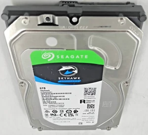 6TB SEAGATE ST6000VX001 SKYHAWK SURVEILLANCE 3.5" SATA HDD Hard Disk Drive - Photo 1/1
