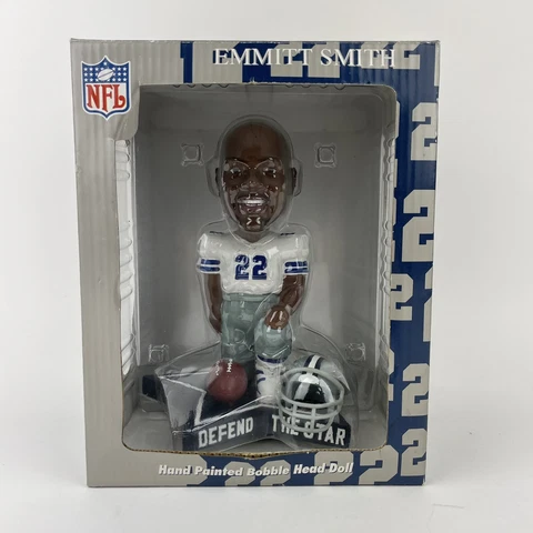 Emmitt Smith 2002 Run with History "Defend the Star" Limited Edition Bobble Head Cover