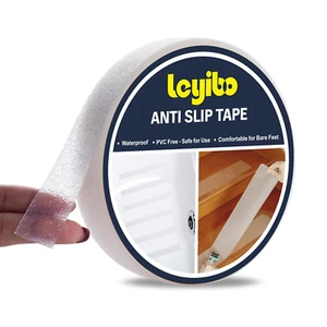 Anti Slip Tape Clear Waterproof Outdoor/Indoor, 1" x 42Ft Non Slip Traction Grip - Picture 1 of 7