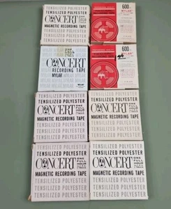 Menge 8 600' Konzert & realistische magnetische Tonband Vintage - Bild 1 von 10