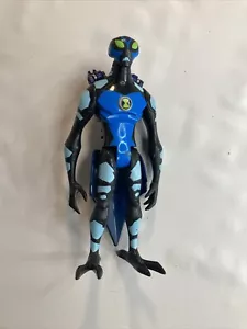 Ben 10 Alien Force Big Chill Figure As Is NO Wings! Blue Black Bandai 2008 - Picture 1 of 2