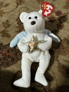Ty "Star" Beanie Baby Bear RITIRATO 19/11/2002 ottime condizioni - Foto 1 di 1