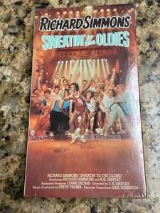 Vintage Richard Simmons Sweat in’ To The Oldies Factory Sealed VHS Watermarks - Picture 1 of 5