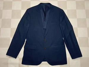 J Crew Ludlow Wool Tollegno 1900 Navy Blue Blazer Jacket Size 42R - Bild 1 von 7