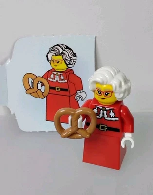 Lego 60475 Minifigure Mrs. Claus with Pretzel City Christmas - Image 1 of 4