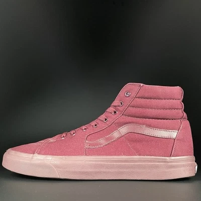 Vans SK8 Hi Men’s Size 12 Burgundy Canvas Skate Sneakers Casual Shoe Lace Up EUC - Image 1 of 4