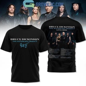 Bruce Dickinson The Mandrake Project Live 2025 3D Shirt - Picture 1 of 3