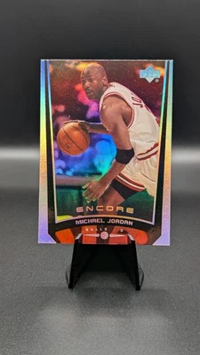 1998-99 Upper Deck Encore Michael Jordan #101 Chicago Bulls Holofoil Refractor - Image 1 of 2
