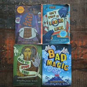 Lot of 4 Pseudonymous Bosch Books Hardcover Ex-Library Mixed Series - Picture 1 of 6