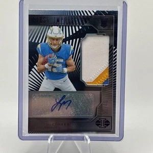 2024 Illusions - First Impressions Autographed Memorabilia Ladd McConkey 20/49! - Bild 1 von 3