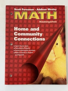 Scott Foresman Addison Wesley MATH GRADE K HOME/COMMUNITY CONNECTION - Foto 1 di 2