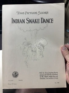 C 1925 St. Louis Native American Kids Sheet Music INDIAN SNAKE DANCE - Picture 1 of 2