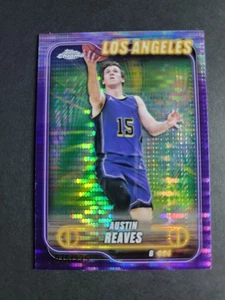 Austin Reaves 2024-25 Topps cromo baloncesto púrpura sonar refractor/275 - Imagen 1 de 2