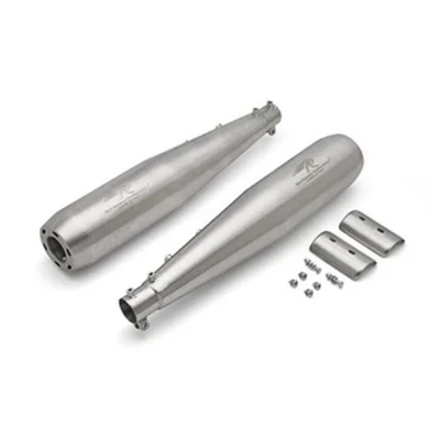 RED ROOSTER STELLAR PRO EXHAUST, MATTE FIT FOR R.E INTERCEPTOR 650 & GT 650 - Image 1 of 4