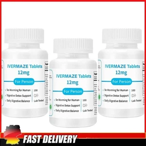 Sanare Lab IVERMK 12 mg 100 Tablets 1 - 3PACK DE-2025 - Bild 1 von 12