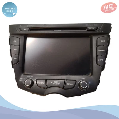 Hyundai Veloster AM FM XM 2012-2017 CD audio radio reproductor pantalla de visualización OEM Foto 1 de 4