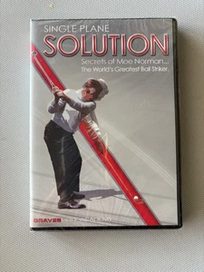 Single Plane SOLUTION Secrets of Moe Norman DVD  Greatest Ball Striker SEALED - Foto 1 di 2