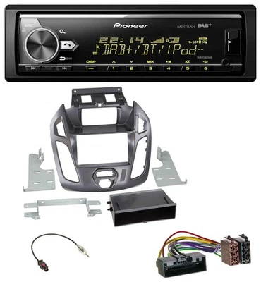 Pioneer Bluetooth USB DAB MP3 Autoradio für Ford Transit Connect 12-18 Display P - Bild 1 von 4