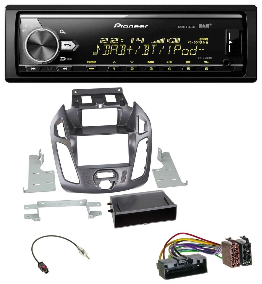 Pioneer Bluetooth USB DAB MP3 Autoradio für Ford Transit Connect 12-18 Display P - Bild 1 von 4