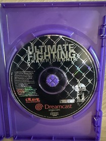 UFC Ultimate Fighting Championship Sega Dreamcast Disc Only